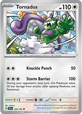 Tornadus card from SV07: Stellar Crown