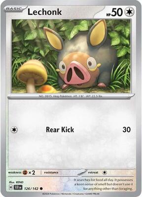 Lechonk card from SV07: Stellar Crown