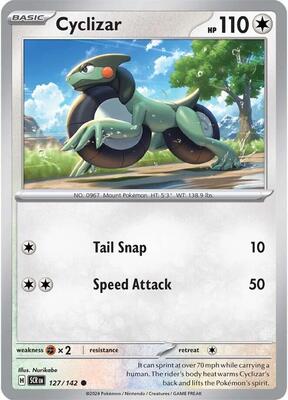 Cyclizar card from SV07: Stellar Crown