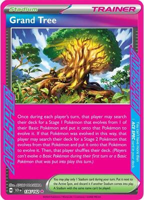 Grand Tree card from SV07: Stellar Crown