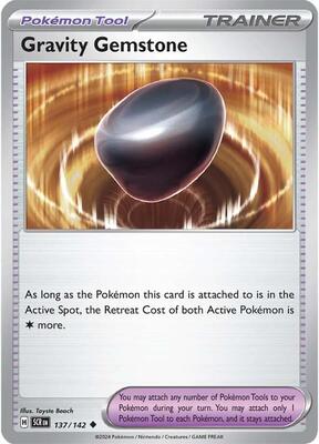 Gravity Gemstone card from SV07: Stellar Crown
