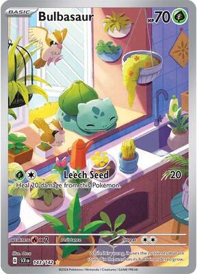 Bulbasaur card from SV07: Stellar Crown