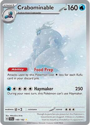 Crabominable - 149/142 card from SV07: Stellar Crown