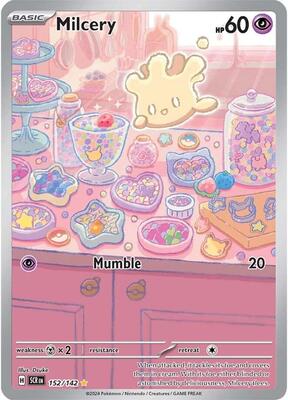 Milcery - 152/142 card from SV07: Stellar Crown