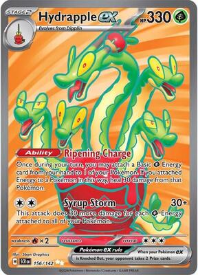 Hydrapple ex - 156/142 card from SV07: Stellar Crown