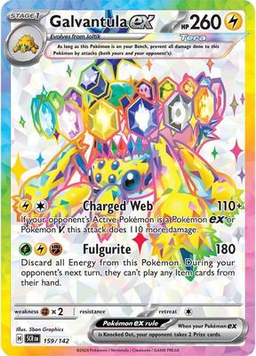 Galvantula ex - 159/142 card from SV07: Stellar Crown