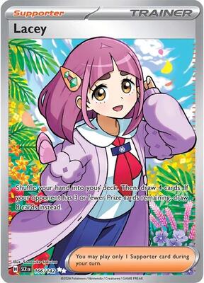 Lacey - 166/142 card from SV07: Stellar Crown