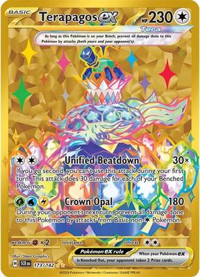 Terapagos ex - 173/142 card from SV07: Stellar Crown