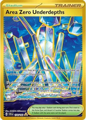 Area Zero Underdepths - 174/142 card from SV07: Stellar Crown