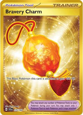 Bravery Charm card from SV07: Stellar Crown