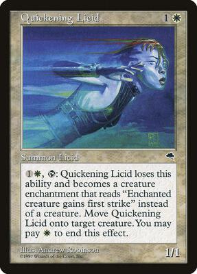 Quickening Licid card from Tempest