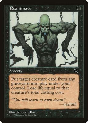 Reanimate card from Tempest