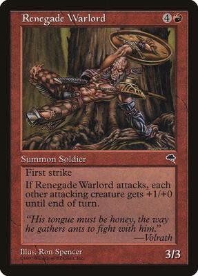 Renegade Warlord card from Tempest