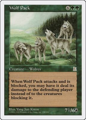 Wolf Pack card from Portal Three Kingdoms