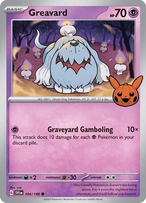 Greavard card from Trick or Trade BOOster Bundle 2024