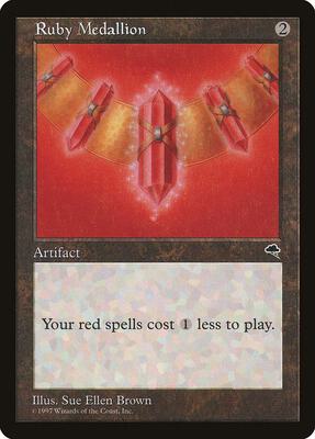 Ruby Medallion card from Tempest