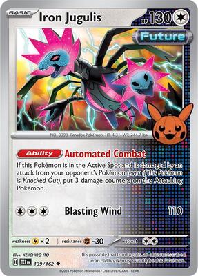 Iron Jugulis card from Trick or Trade BOOster Bundle 2024