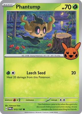 Phantump card from Trick or Trade BOOster Bundle 2024