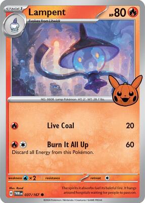 Lampent card from Trick or Trade BOOster Bundle 2024