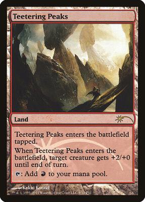 Teetering Peaks card from FNM Promos