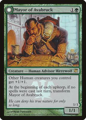 Mayor of Avabruck card from Prerelease Cards