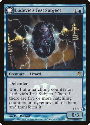 Ludevic's Test Subject card from Launch Party & Release Event Promos