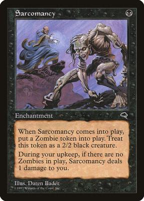 Sarcomancy card from Tempest