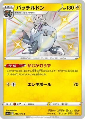 Arctozolt - 245/190 card from S4a: Shiny Star V