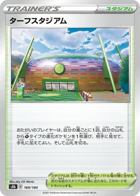 Turffield Stadium - 169/184 card from S8b: VMAX Climax