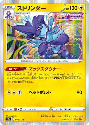 Toxtricity - 044/172 card from S12a: VSTAR Universe