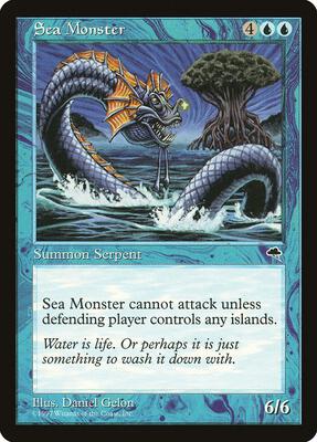 Sea Monster card from Tempest
