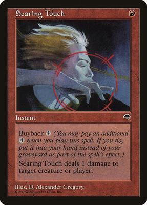 Searing Touch card from Tempest