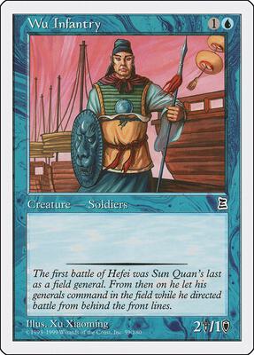 Wu Infantry card from Portal Three Kingdoms