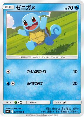 Squirtle - 021/095 card from SM9: Tag Bolt