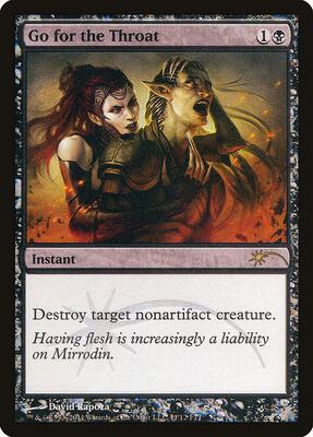 Go for the Throat card from FNM Promos