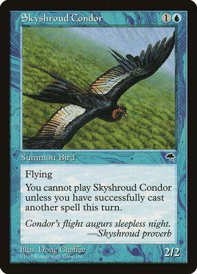 Skyshroud Condor card from Tempest