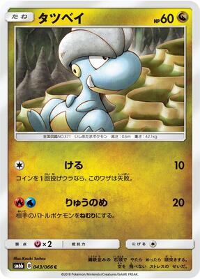 Bagon card from SM6b: Champion Road