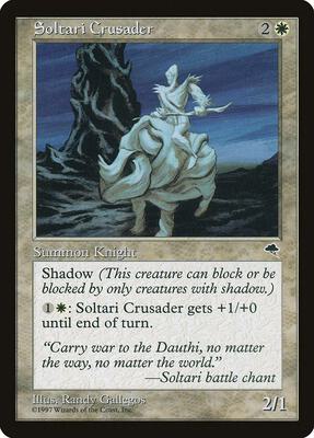 Soltari Crusader card from Tempest