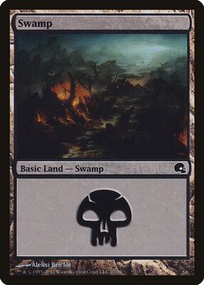 Swamp (27) card from Premium Deck Series: Graveborn