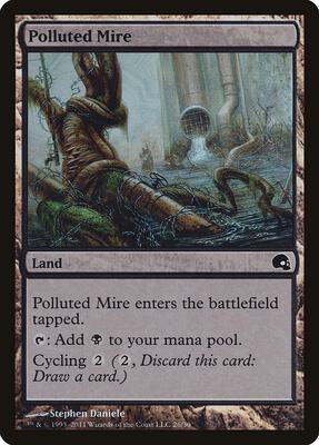 Polluted Mire card from Premium Deck Series: Graveborn