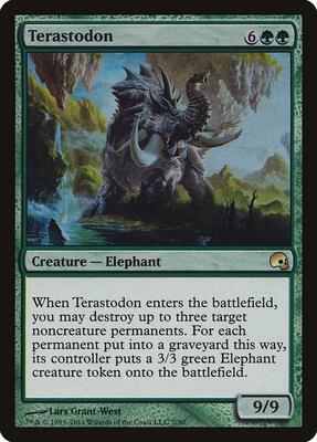 Terastodon card from Premium Deck Series: Graveborn