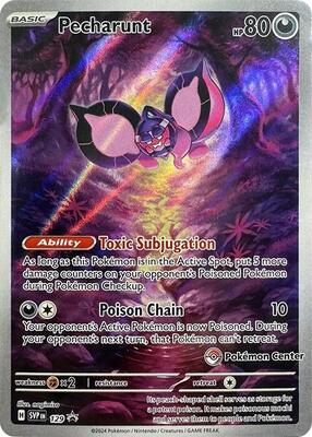 Pecharunt - 129 (Pokemon Center Exclusive) card from SV: Scarlet & Violet Promo Cards