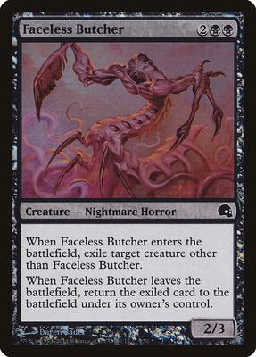 Faceless Butcher card from Premium Deck Series: Graveborn