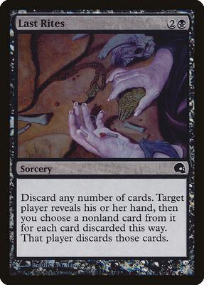 Last Rites card from Premium Deck Series: Graveborn