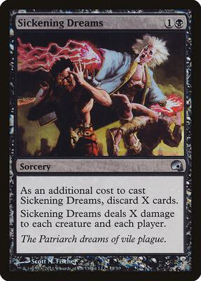 Sickening Dreams card from Premium Deck Series: Graveborn