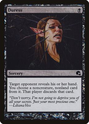 Duress card from Premium Deck Series: Graveborn