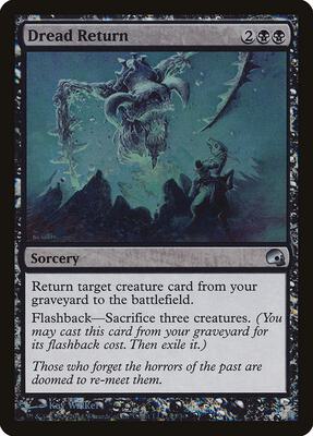 Dread Return card from Premium Deck Series: Graveborn