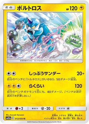 Thundurus card from SM10a: GG End