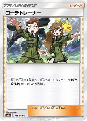 Coach Trainer - 049/054 card from SM10a: GG End