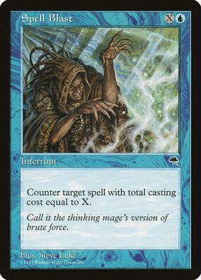 Spell Blast card from Tempest